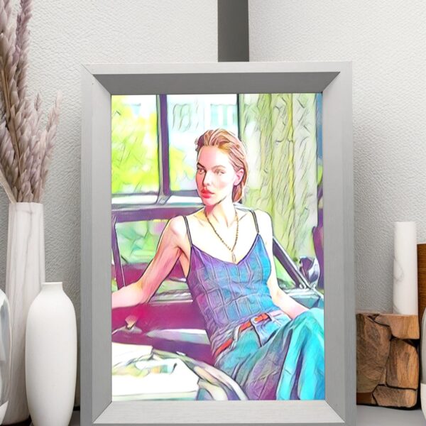 A4 vertical white2 frame I Art & Personalized