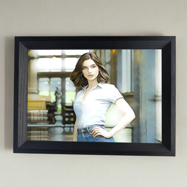 A4 horizontal black frame2 I Art & Personalized