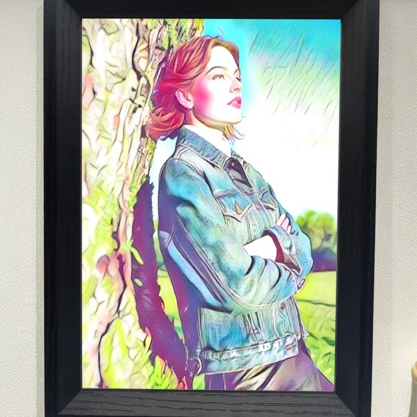 A4 vertical black frame2 I Art & Personalized