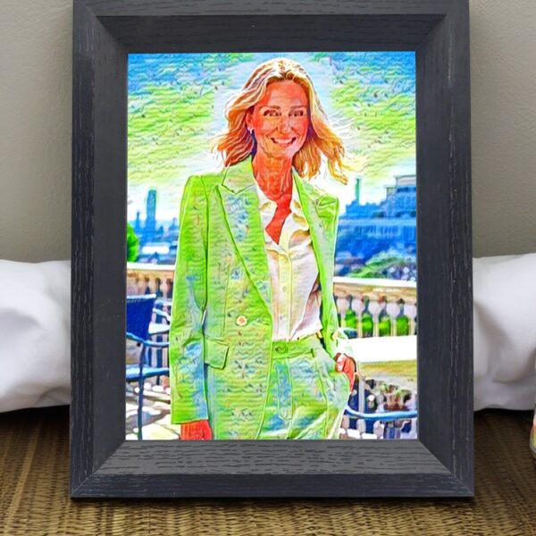 8inch-6x8 vertical black frame2 I Art & Personalized