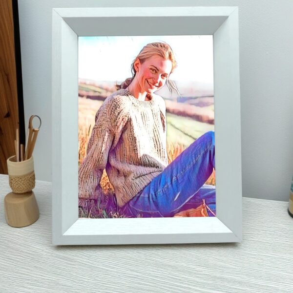 8inch-6x8 vertical white2 frame I Art & Personalized